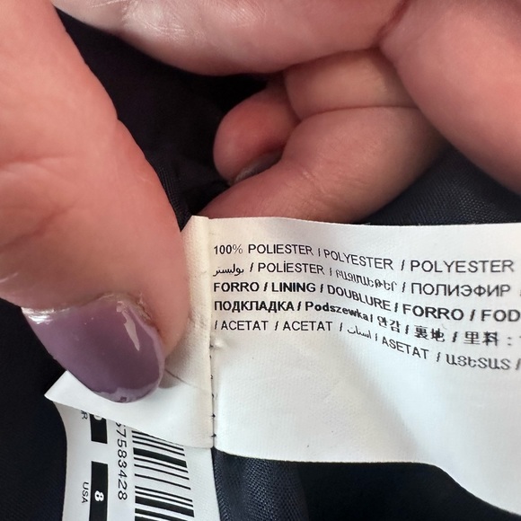 Adolfo Dominguez color blocked skirt - Picture 8 of 8